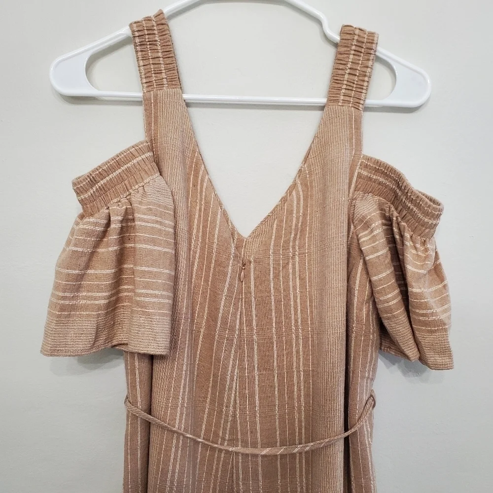 Moon River Cold Shoulder Jumpsuit